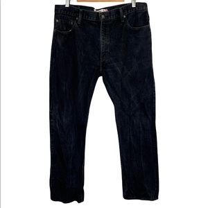 MENS ENRICO LOOSE FIT BUTTON FLY JEAN BLACK STONEWASH DENIM SIZE W36 L34 MENS ENRICO LOOSE FIT BUTTON FLY JEAN BLACK STONEWASH DENIM SIZE W36 L34